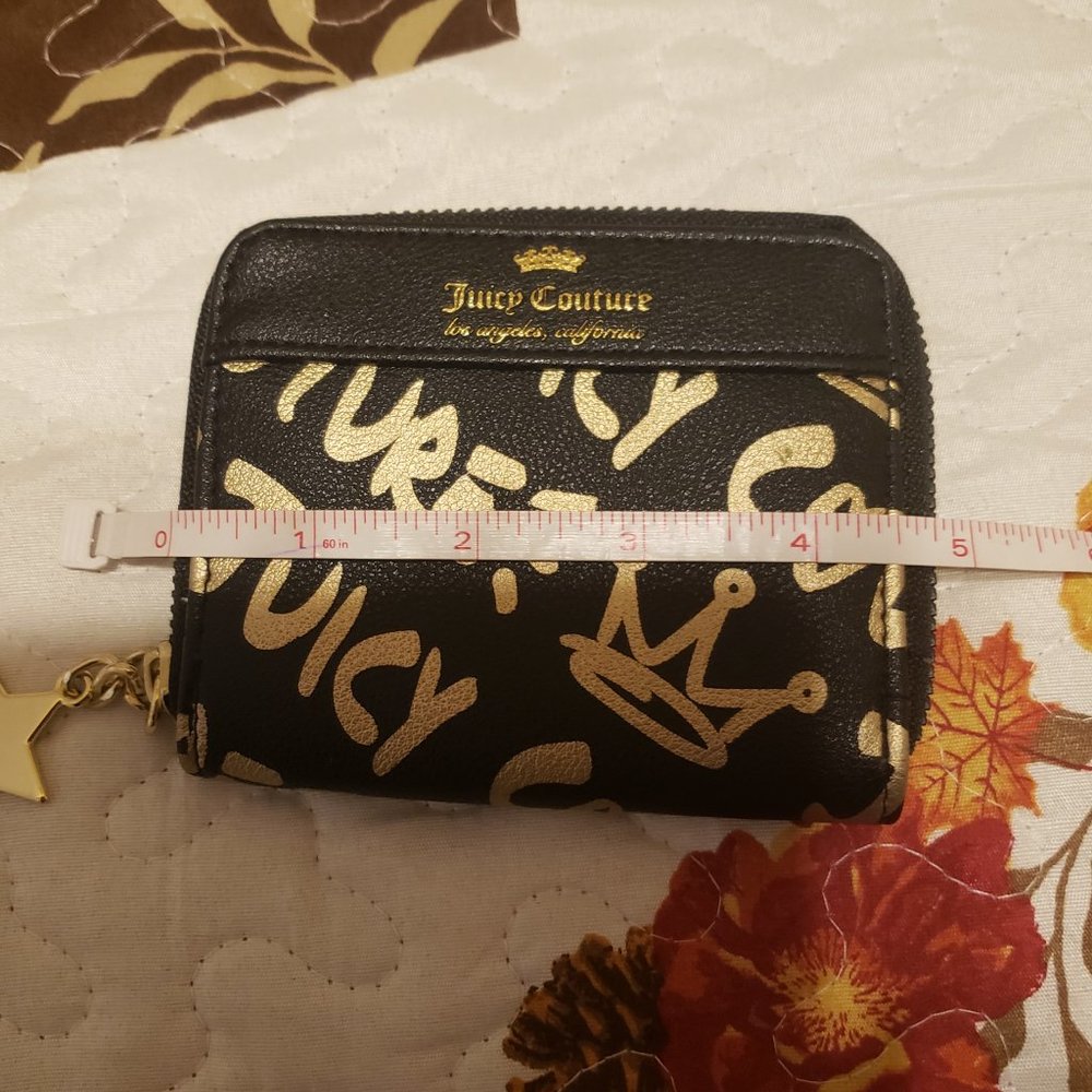 Juicy Couture Brown/Gold Wallet W/zipper NWOT - Picture 6 of 9